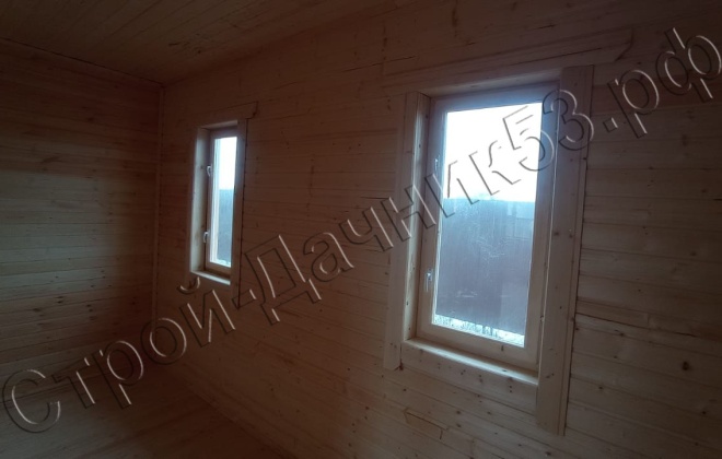 4 Каркасно-щитовой дом Д-45, 11х10м, 110  М², Московская область, Чеховский район, деревня Алферово. (10)